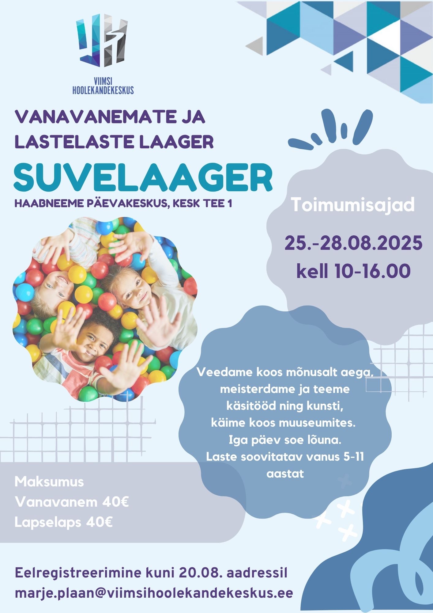 vanavanemate ja laste laager AUGUST 2025