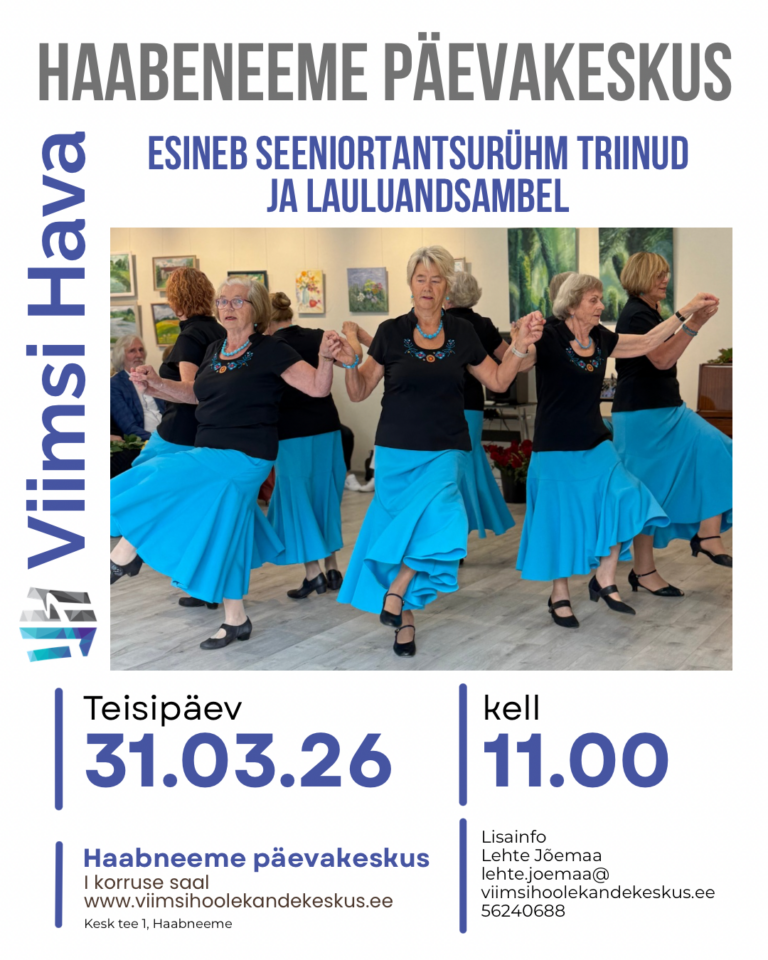Seeniortants ja lauluansambel Rannaperes 31 03 2026